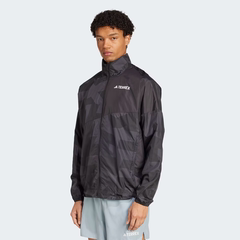 Áo Khoác ADIDAS Nam Chính Hãng - Terrex Multi Printed Wind Jacket - Màu Đen | JapanSport  JD8428