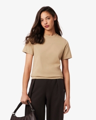 Áo Phông Lacoste nữ Chính hãng - Women's Print Cotton T-Shirt - Màu hồng | JapanSport TF0355-51-02S