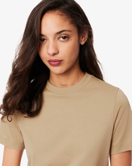 Áo Phông Lacoste nữ Chính hãng - Women's Print Cotton T-Shirt - Màu hồng | JapanSport TF0355-51-02S