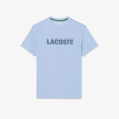 Áo Phông Lacoste nam Chính hãng - Áo Thun Thể Thao Lacoste Nam Dáng Suông In Hình Công Nghệ Thoáng Khí - Màu Xanh  | JapanSport TH0217-51-9N5