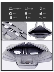 Túi chống sốc có quai xách Laptop 15.6 inch - Loại 3 ngăn | JapanSport