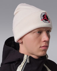 Mũ Len Nam Nữ Nike Chính Hãng - Jordan Flight Club Peak beanie - Màu trắng/cánh buồm | JapanSport IF3500-110