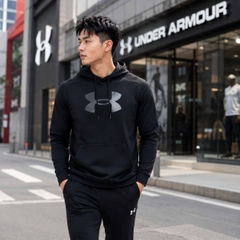 Áo Hoodie Under Armour Chính Hãng - Unisex UA Fleece Big Hoodie - Màu Đen  | JapanSport 1379743-001