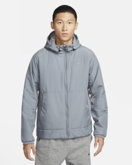 Áo Khoác Nike Chính Hãng - Nike Unlimited Therma-FIT Versatile - Xám | JapanSport FB7545-084