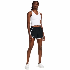 Quần Short Nữ Under Armour Chính Hãng - UA Fly-By 3 - Màu Đen | JapanSport 1382438-002