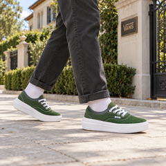 Giày Vans Chính Hãng - Authentic Overt CC - Xanh - JapanSport - VN0007NVFGN