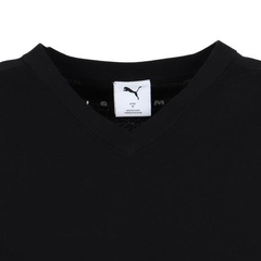 Áo Dài Tay Nam Puma Chính Hãng - PB V-Neck Sweater - Màu Đen | JapanSport 635773-01