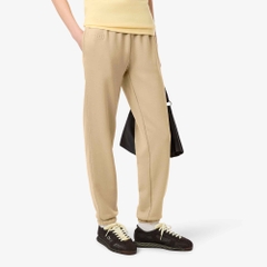 Quần Dài Lacoste Chính hãng - Embossed Logo Fleece Pants - Màu Be | JapanSport XF0353-51-02S