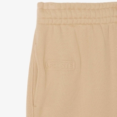 Quần Dài Lacoste Chính hãng - Embossed Logo Fleece Pants - Màu Be | JapanSport XF0353-51-02S