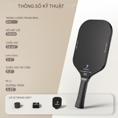 Vợt Pickleball YVmove T800 chính hãng | Sợi carbon với lõi V-Sonic IV Dynamic 16mm - USAPA Approved | JapanSport