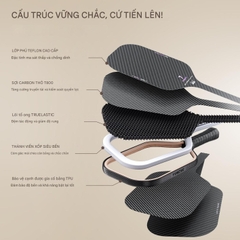 Vợt Pickleball YVmove T800 chính hãng | Sợi carbon với lõi V-Sonic IV Dynamic 16mm - USAPA Approved | JapanSport