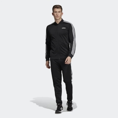 Quần dài nam Adidas Chính Hãng - Essentials 3-Stripes Tricot - Đen | JapanSport DV2448