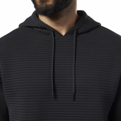 Áo Khoác Reebok Chính Hãng - Workout Ready Fleece Pullover Hoodie - Đen | JapanSport EC0880