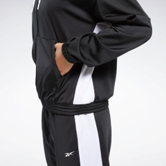 Bộ thể thao Reebok Chính hãng - Linear Logo Hoodie Track Suit - Đen | JapanSport FT0918