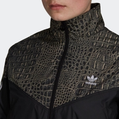 Áo Khoác Nữ Adidas Chính hãng - Originals Aop Track Jacket - Màu Đen | JapanSport H20428