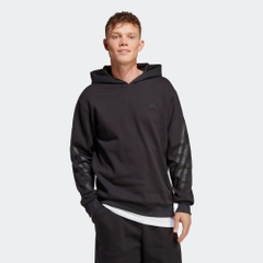 Áo HOODIE Adidas Nam Chính Hãng - Future Icons 3-Stripes Hoodie - Đen | JapanSport IC6740
