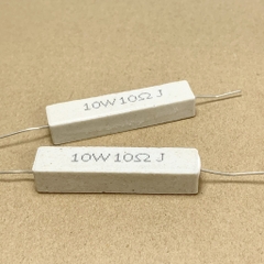 5 cái điện trở sứ 10W 10R 10ohm 100 kích thước 50x10x10mm