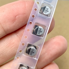 10 cái tụ nhôm 10uF 35V 35V10uF 10uF SMD 5x5.4mm