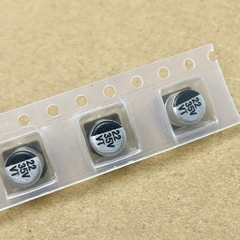 10 cái tụ nhôm SMD 22uF 35V 22uF35V kích thước 5x5.4mm