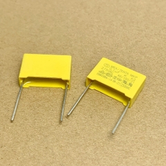 10 cái TỤ KẸO VÀNG TỤ CAO ÁP 275V104K 0.1uF 104KV 100nF 104 275VAC X2 10x15mm