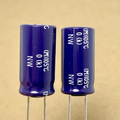 4 cái tụ điện hóa 470uF 35V 35V470uF chính hãng Nippon LXZ xanh dương 10x20mm