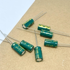 10 cái tụ điện hóa 47uF 50V 47uF50V 6.3x12mm xanh lá