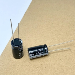 10 cái tụ hóa điện 4.7uF 450V 4.7uF450V ±20% kích thước 10x17mm