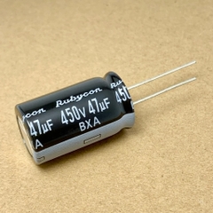 Tụ điện hóa 47uf 450v 47uF450V kích thước 18x25mm chính hãng RUBYCON