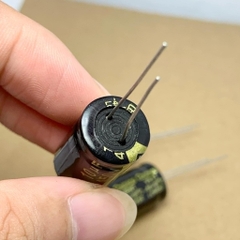 5 sản phẩm tụ điện hóa 10uF 450v 10uF450V ±20% kích thước 13x21mm