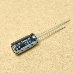 10 sản phẩm tụ điện hóa 100uF 25V 25V100uF 6.3x12mm