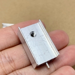 Tản nhiệt nhôm 25x15x10mm chuẩn bán dẫn TO-220