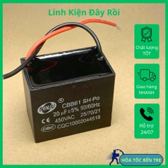Tụ điện vuông CBB61 hãng Senju 450VAC từ 1uF đến 20uF
