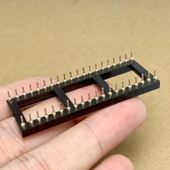 Đế cắm IC 40 chân DIP-40 40P 40PIN 50x18mm chân đồng hàng tốt