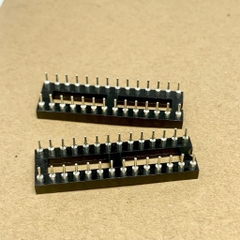 Đế cắm IC 28 chân DIP-28 28P 28PIN 36x10mm chân đồng hàng tốt