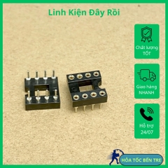10 sản phẩm đế cắm IC 8 chân DIP-8 8P 8PIN chân đồng hàng tốt