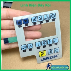Miếng dán bàn phím màn hình máy may 1 kim Trung Quốc JACK II BRUCE II P vàng