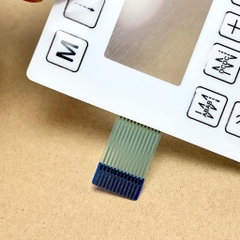 Miếng dán bàn phím màn hình máy may 1 kim QIXING PS xanh dương cáp trái