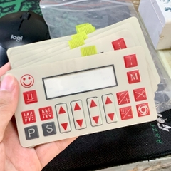 Miếng dán bàn phím màn hình máy may 1 kim Trung Quốc màu đỏ