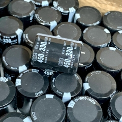 2 cái tụ điện hóa phân cực 450V330uF 330uF 450V 30x40mm NIPON CHEMI-CON KMH