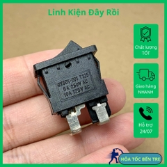 5 cái công tắc bập bênh KCD1-104 250V 6A 4 chân cắm (DIP-4) 2 chế độ 20x15mm