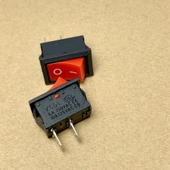 10 cái công tắc hình chữ nhật KCD1 2 cực 6A 250VAC 10A 125VAC 15x20mm