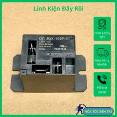 JQX-105F-4-220A-1HS HF105F-4-220A-1HST RELAY ROLE máy nước nóng 220VAC 30A 4 chân