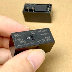 RELAY ROLE HF115F-024-2ZS4 HF/JQX-115F-024-2ZS4 8 chân 8A 250VAC cuộn dây 24V 12x15x30mm