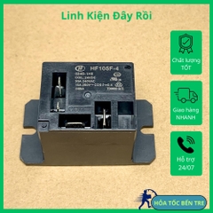 JQX-105F-4-024D-1HS HF105F-4-024D-1HS RELAY ROLE 240VAC 30A cuộn dây 24VDC 4 chân