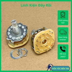 2 cái công tắc xoay RS25 11 chế độ đầu núm vặn 6mm