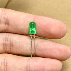 10 cái bóng đèn led xanh lá ánh sáng xanh lá 5mm