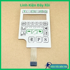 Miếng dán bàn phím màn hình máy may 1 kim QIXING HULONG PS xanh lá cam