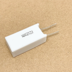2 cái điện trở sứ 10W 2.2Kohm 2.2KR 2K2J kích thước 16x30mm