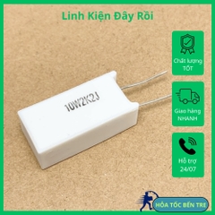 2 cái điện trở sứ 10W 2.2Kohm 2.2KR 2K2J kích thước 16x30mm