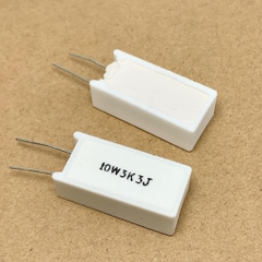 Điện trở sứ 10W 3.3Kohm 3.3KR 3K3J kích thước 16x30mm